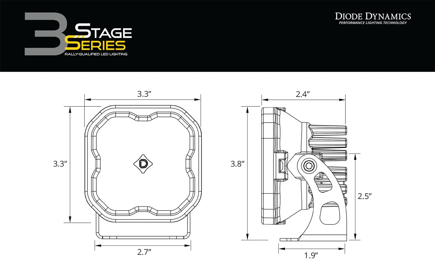 SS3 Pod - Sport - Square - Yellow - Single - Image 9